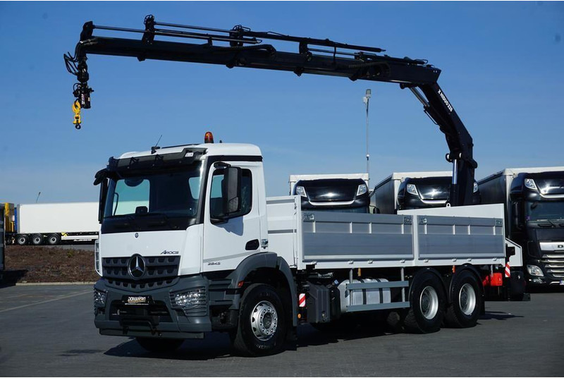 Mercedes-Benz AROCS / 2643 / 6 X 4 / SKRZYNIOWY + HDS / HIAB 228 E – 4 / WYS. - Грузовик бортовой/ Платформа, Автоманипулятор: фото 1 Mercedes-Benz AROCS / 2643 / 6 X 4 / SKRZYNIOWY + HDS / HIAB 228 E – 4 / WYS. - Грузовик бортовой/ Платформа, Автоманипулятор: фото 1