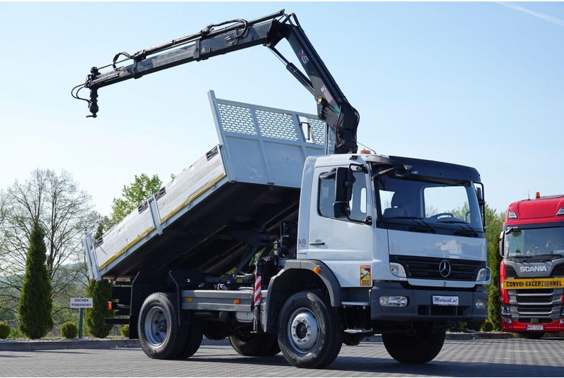 Mercedes-Benz ATEGO 16.24 / 4X4 / WYWROTKA + HDS HIAB 111 BS-2  / PILOT /  ROT - Самосвал: фото 2 Mercedes-Benz ATEGO 16.24 / 4X4 / WYWROTKA + HDS HIAB 111 BS-2  / PILOT /  ROT - Самосвал: фото 2