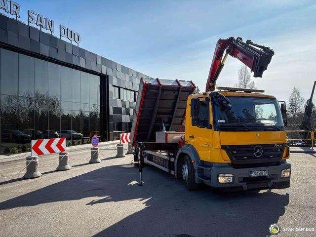 Mercedes-Benz AXOR 1824 4x2 HMF 975 HDS Crane Rotator Kipper - Самосвал, Автоманипулятор: фото 2 Mercedes-Benz AXOR 1824 4x2 HMF 975 HDS Crane Rotator Kipper - Самосвал, Автоманипулятор: фото 2