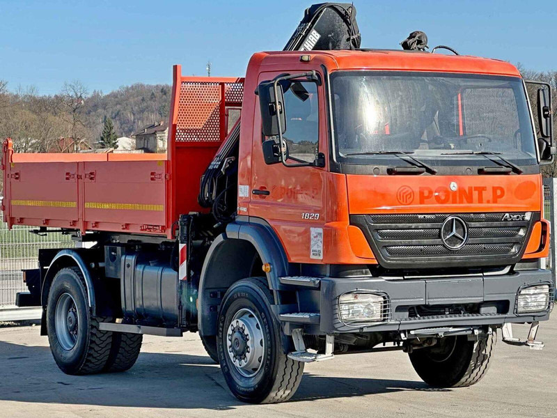 Mercedes-Benz AXOR 1829 * HIAB 1111 HIDUO + FUNK * TOP * 4x4 - Самосвал, Автоманипулятор: фото 4 Mercedes-Benz AXOR 1829 * HIAB 1111 HIDUO + FUNK * TOP * 4x4 - Самосвал, Автоманипулятор: фото 4
