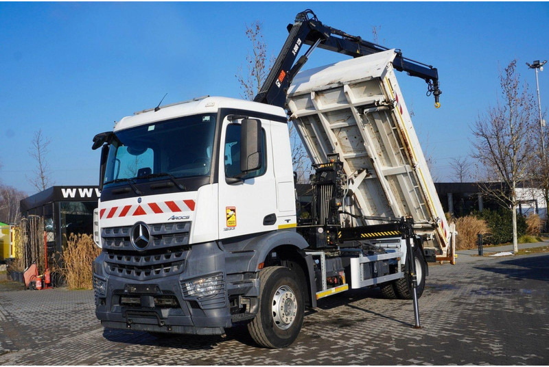 Mercedes-Benz Arocs 1833 3-Way Tipper Crane HIAB X-DUO 128 B - Самосвал, Автоманипулятор: фото 2 Mercedes-Benz Arocs 1833 3-Way Tipper Crane HIAB X-DUO 128 B - Самосвал, Автоманипулятор: фото 2