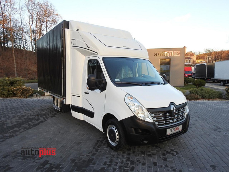 Renault MASTER PLANDEKA 10 PALET WEBASTO TEMPOMAT KLIMATYZACJA PNEUMATYK - Тентованный фургон: фото 1 Renault MASTER PLANDEKA 10 PALET WEBASTO TEMPOMAT KLIMATYZACJA PNEUMATYK - Тентованный фургон: фото 1