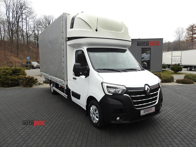 Renault MASTER PLANDEKA 10 PALET WEBASTO TEMPOMAT LEDY PNEUMATYKA KLIMA - Тентованный фургон: фото 1 Renault MASTER PLANDEKA 10 PALET WEBASTO TEMPOMAT LEDY PNEUMATYKA KLIMA - Тентованный фургон: фото 1