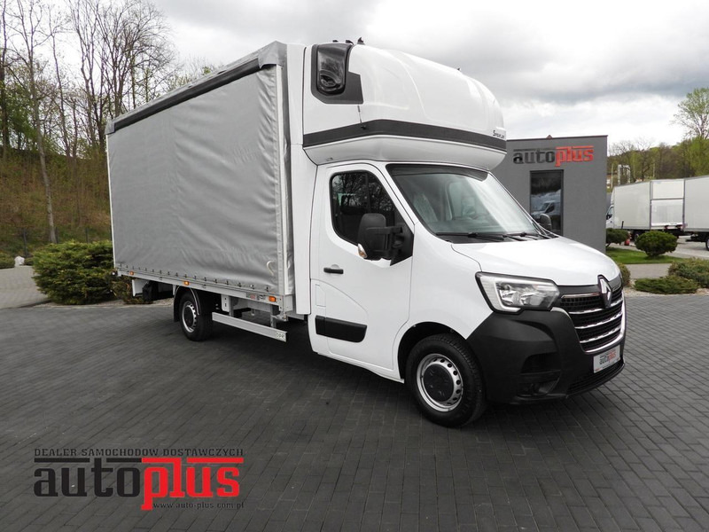 Renault MASTER PLANDEKA 10 PALET WEBASTO TEMPOMAT LEDY PNEUMATYKA KLIMA - Тентованный фургон: фото 1 Renault MASTER PLANDEKA 10 PALET WEBASTO TEMPOMAT LEDY PNEUMATYKA KLIMA - Тентованный фургон: фото 1
