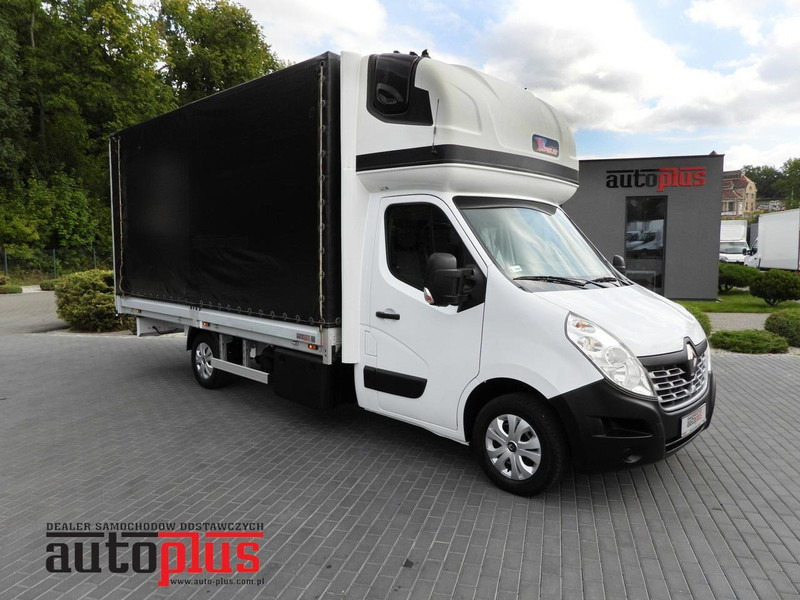 Renault MASTER PLANDEKA 10 PALET WEBASTO TEMPOMAT PNEUMATYKA KLIMATYZACJ - Тентованный фургон: фото 1 Renault MASTER PLANDEKA 10 PALET WEBASTO TEMPOMAT PNEUMATYKA KLIMATYZACJ - Тентованный фургон: фото 1