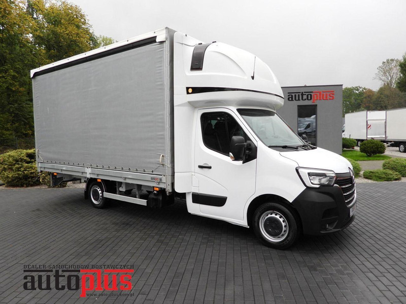 Renault MASTER PLANDEKA 12 PALET WEBASTO TEMPOMAT NAWIGACJA LEDY PNEUMAT - Тентованный фургон: фото 1 Renault MASTER PLANDEKA 12 PALET WEBASTO TEMPOMAT NAWIGACJA LEDY PNEUMAT - Тентованный фургон: фото 1
