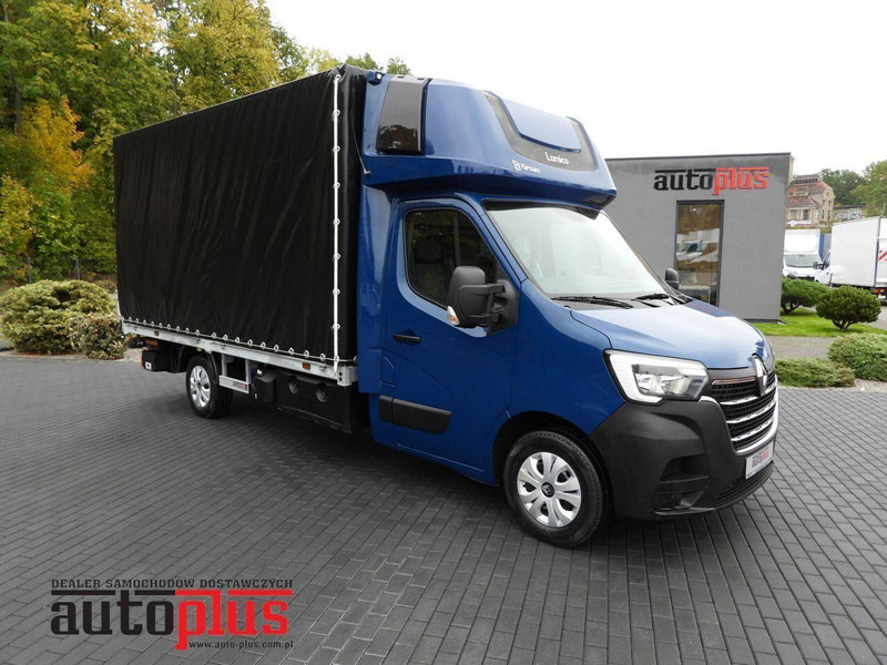 Renault MASTER PLANDEKA WINDA 8 PALET WEBASTO TEMPOMAT LEDY KLIMATYZACJA - Тентованный фургон: фото 1 Renault MASTER PLANDEKA WINDA 8 PALET WEBASTO TEMPOMAT LEDY KLIMATYZACJA - Тентованный фургон: фото 1