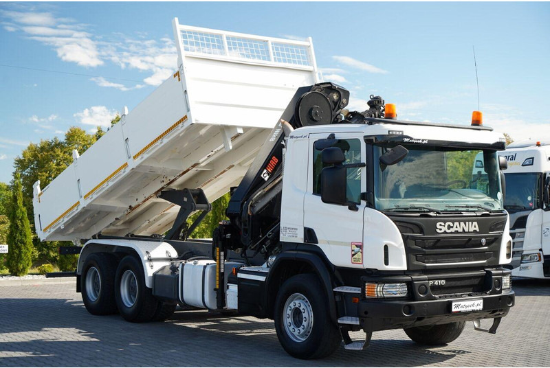 Scania P 410 / 6x4 / WYWROTKA - 6 M + HDS HIAB XS 211 / STEROWANIE RADI - Самосвал, Автоманипулятор: фото 4 Scania P 410 / 6x4 / WYWROTKA - 6 M + HDS HIAB XS 211 / STEROWANIE RADI - Самосвал, Автоманипулятор: фото 4