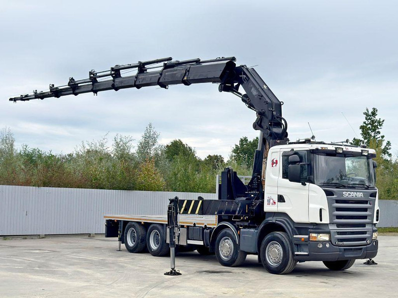 Scania R 620*PLATFORM 6,45m*HIAB 600 E - 9 + FUNK / 8x4 - Грузовик бортовой/ Платформа, Автоманипулятор: фото 2 Scania R 620*PLATFORM 6,45m*HIAB 600 E - 9 + FUNK / 8x4 - Грузовик бортовой/ Платформа, Автоманипулятор: фото 2