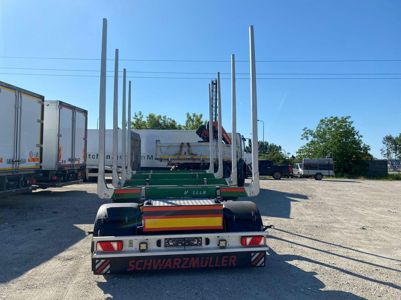 Schwarzmüller Log transporter trailer - Прицеп лесовоз: фото 5 Schwarzmüller Log transporter trailer - Прицеп лесовоз: фото 5