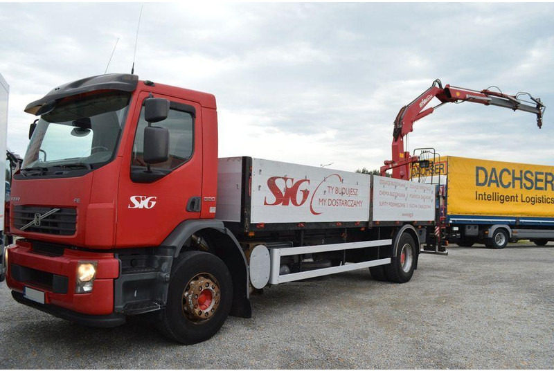 Volvo FE 18.280 - Грузовик бортовой/ Платформа, Автоманипулятор: фото 1 Volvo FE 18.280 - Грузовик бортовой/ Платформа, Автоманипулятор: фото 1