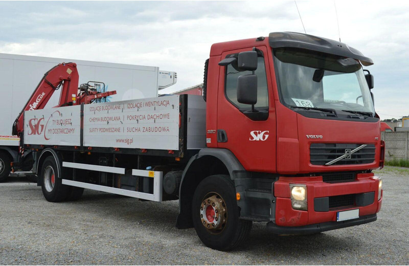 Volvo FE 18.320 FLATBED CRANE - Грузовик бортовой/ Платформа, Автоманипулятор: фото 3 Volvo FE 18.320 FLATBED CRANE - Грузовик бортовой/ Платформа, Автоманипулятор: фото 3