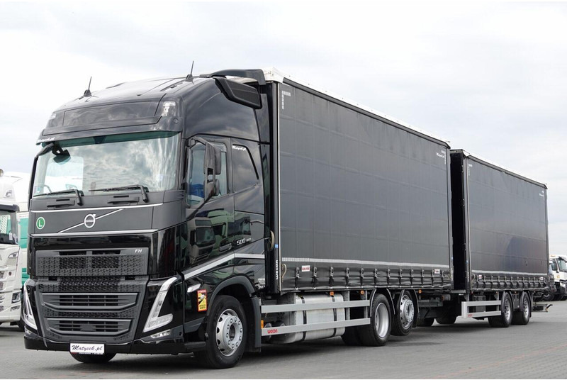 Volvo FH 500 / I-SAVE / XL / ZESTAW TANDEM PRZEJAZDOWY 120 M3 / 2023 / - Тентованный грузовик: фото 4 Volvo FH 500 / I-SAVE / XL / ZESTAW TANDEM PRZEJAZDOWY 120 M3 / 2023 / - Тентованный грузовик: фото 4