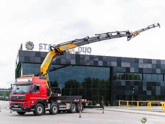 Volvo FMX 500 8x2 Effer 585 Fly Jib Winch Crane Kran - Грузовик бортовой/ Платформа, Автоманипулятор: фото 1 Volvo FMX 500 8x2 Effer 585 Fly Jib Winch Crane Kran - Грузовик бортовой/ Платформа, Автоманипулятор: фото 1