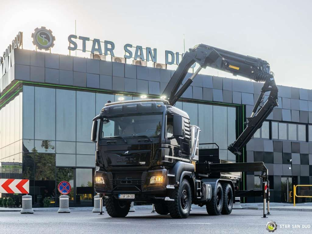 MAN TGS 26.420 6x6 HMF 3000 K6 Fly Jib Crane Basket - Автоманипулятор: фото 4 MAN TGS 26.420 6x6 HMF 3000 K6 Fly Jib Crane Basket - Автоманипулятор: фото 4