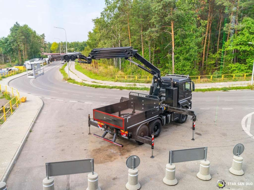 MAN TGS 26.420 6x6 HMF 3000 K6 Fly Jib Crane Basket - Автоманипулятор: фото 5 MAN TGS 26.420 6x6 HMF 3000 K6 Fly Jib Crane Basket - Автоманипулятор: фото 5