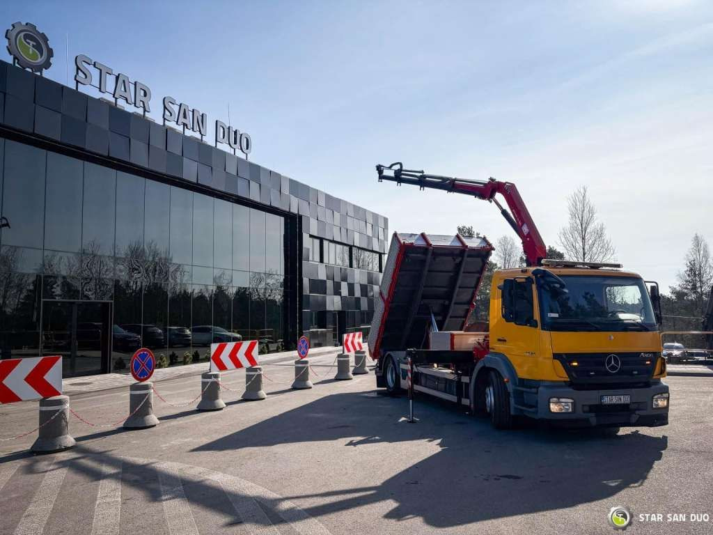 Mercedes-Benz AXOR 1824 4x2 HMF 975 HDS Crane Rotator Kipper Mercedes-Benz AXOR 1824 4x2 HMF 975 HDS Crane Rotator Kipper - Автоманипулятор, Самосвал: фото 5 Mercedes-Benz AXOR 1824 4x2 HMF 975 HDS Crane Rotator Kipper Mercedes-Benz AXOR 1824 4x2 HMF 975 HDS Crane Rotator Kipper - Автоманипулятор, Самосвал: фото 5