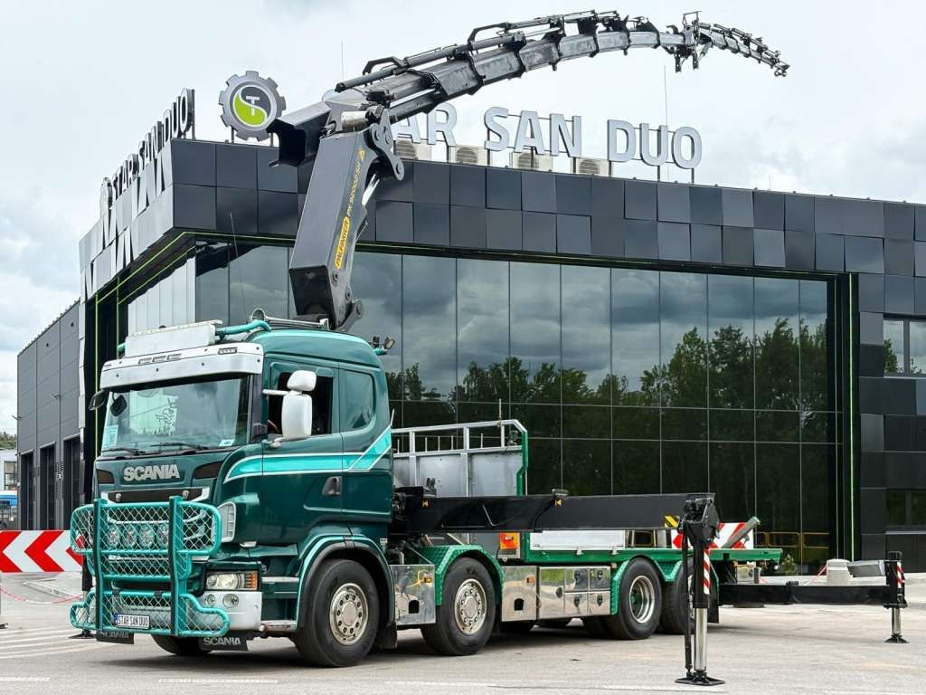 Scania R480 8x2 PALFINGER PK 92002 SH FLY JIB CRANE - Автоманипулятор: фото 1 Scania R480 8x2 PALFINGER PK 92002 SH FLY JIB CRANE - Автоманипулятор: фото 1