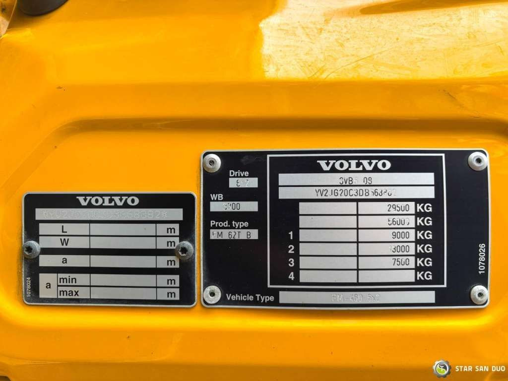 Автоманипулятор Volvo  FM 460 6x4x4 HMF 3220 Crane HDS: фото 20