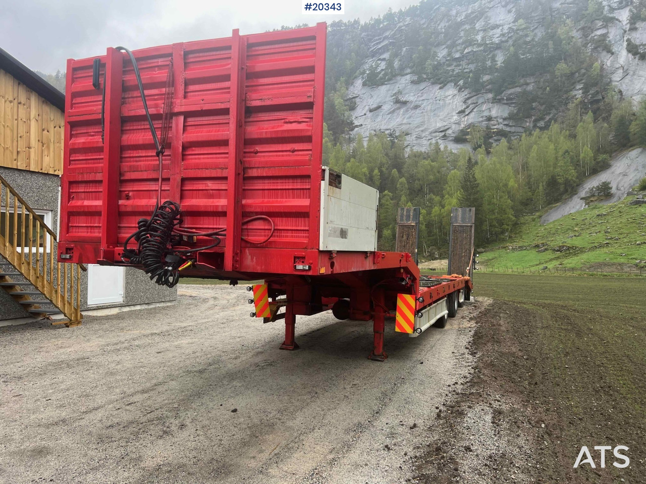 Damm SE-51M 3 akslet Maskinhenger m/ hydrauliske kjørebroer - Низкорамный полуприцеп: фото 2 Damm SE-51M 3 akslet Maskinhenger m/ hydrauliske kjørebroer - Низкорамный полуприцеп: фото 2