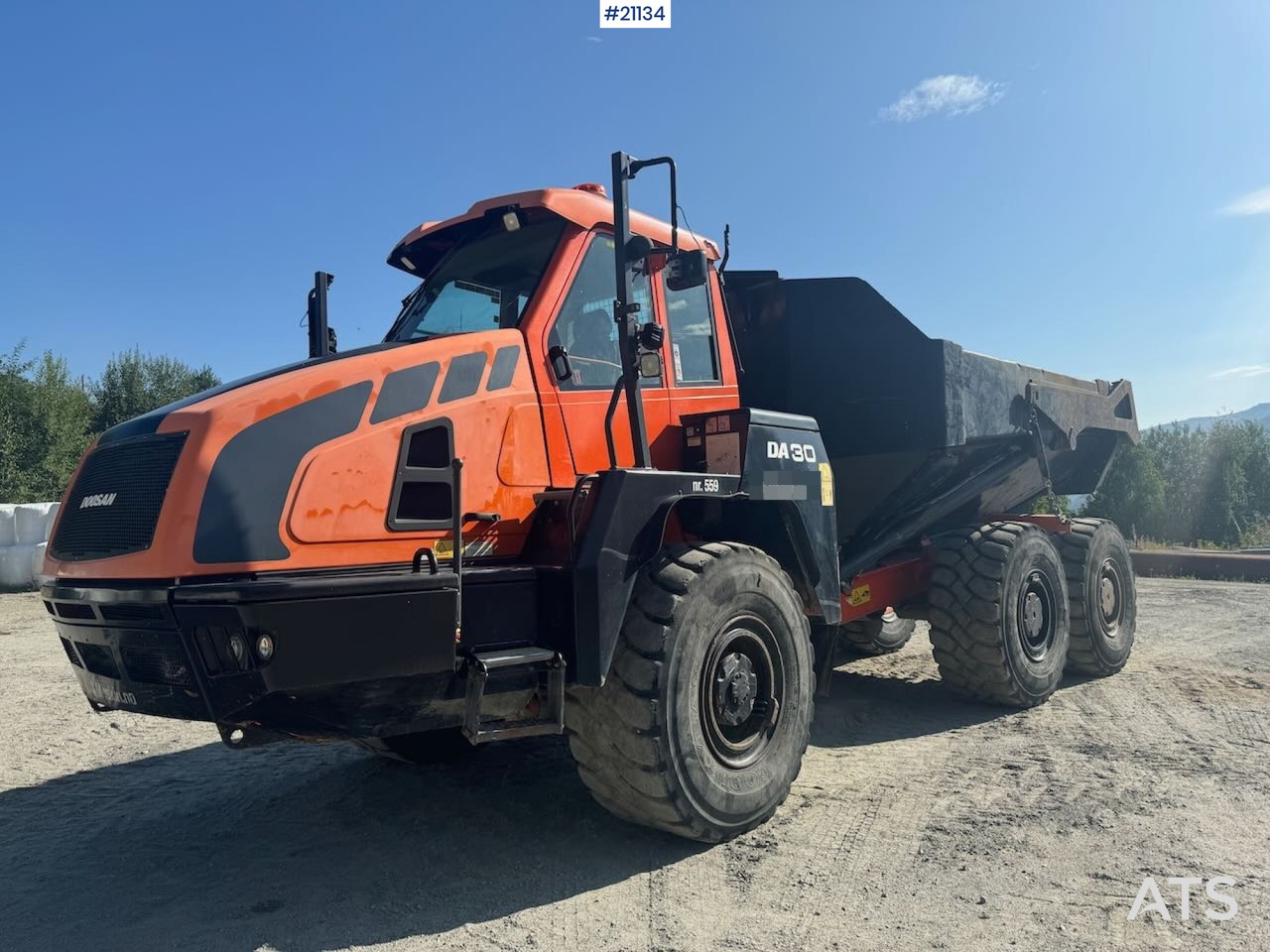 Doosan DA 30 Dumper - Сочленённый самосвал: фото 1 Doosan DA 30 Dumper - Сочленённый самосвал: фото 1