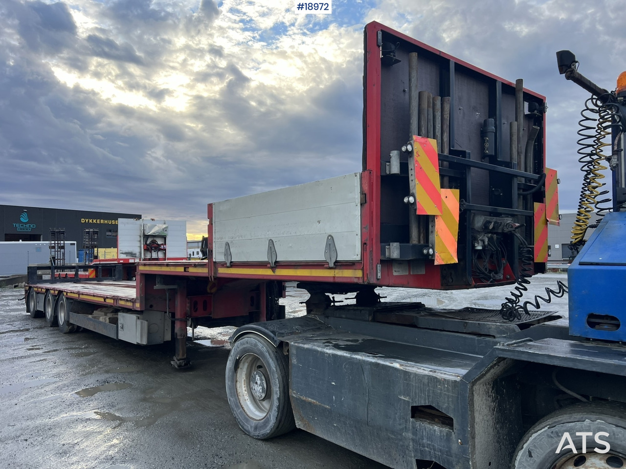 HRD 3 akslet jumbosemi m/ utrekk på 5.5 meter - Низкорамный полуприцеп: фото 5 HRD 3 akslet jumbosemi m/ utrekk på 5.5 meter - Низкорамный полуприцеп: фото 5