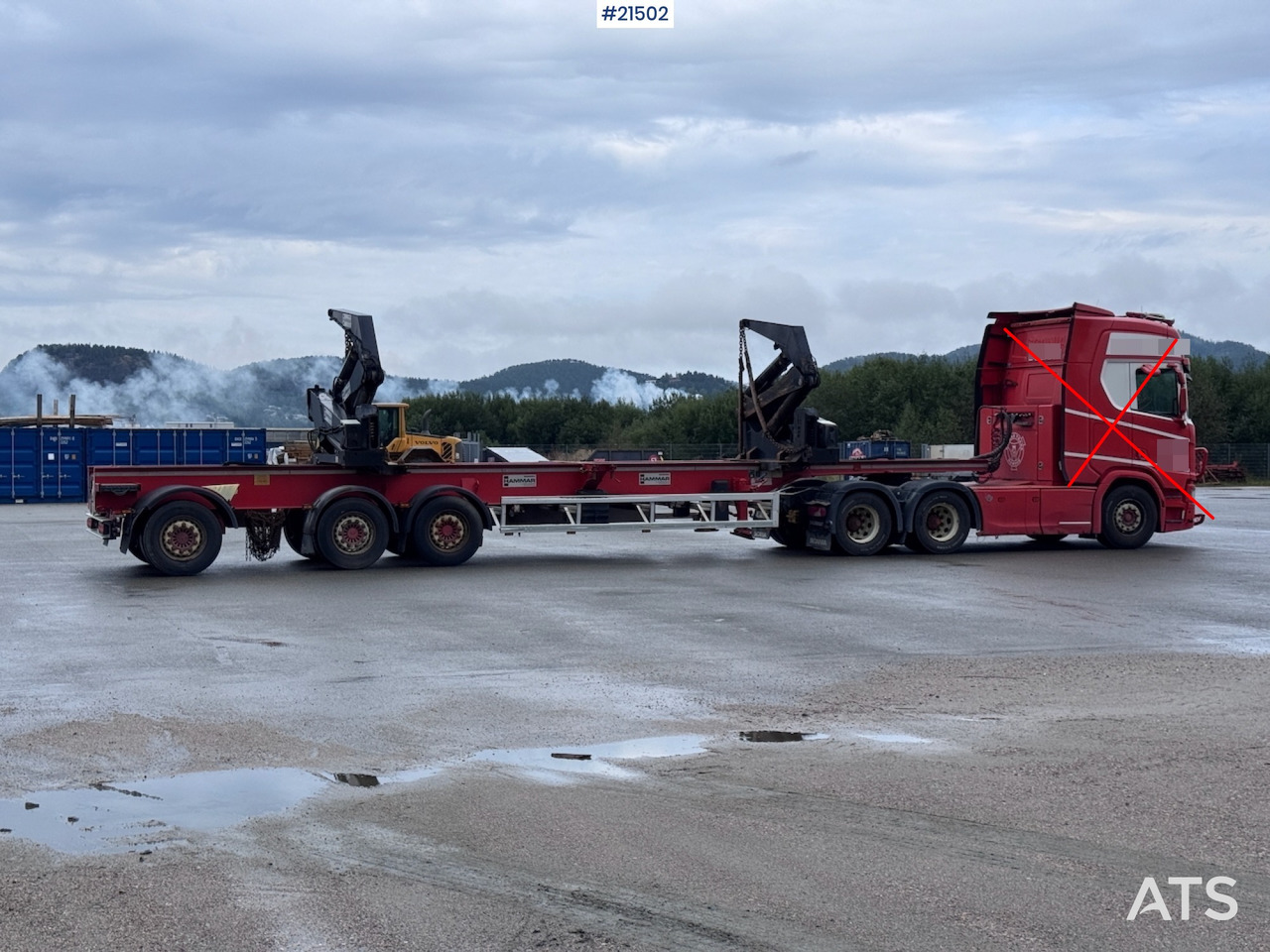 Hammar 195 S Sidelaster - Шасси полуприцеп: фото 1 Hammar 195 S Sidelaster - Шасси полуприцеп: фото 1