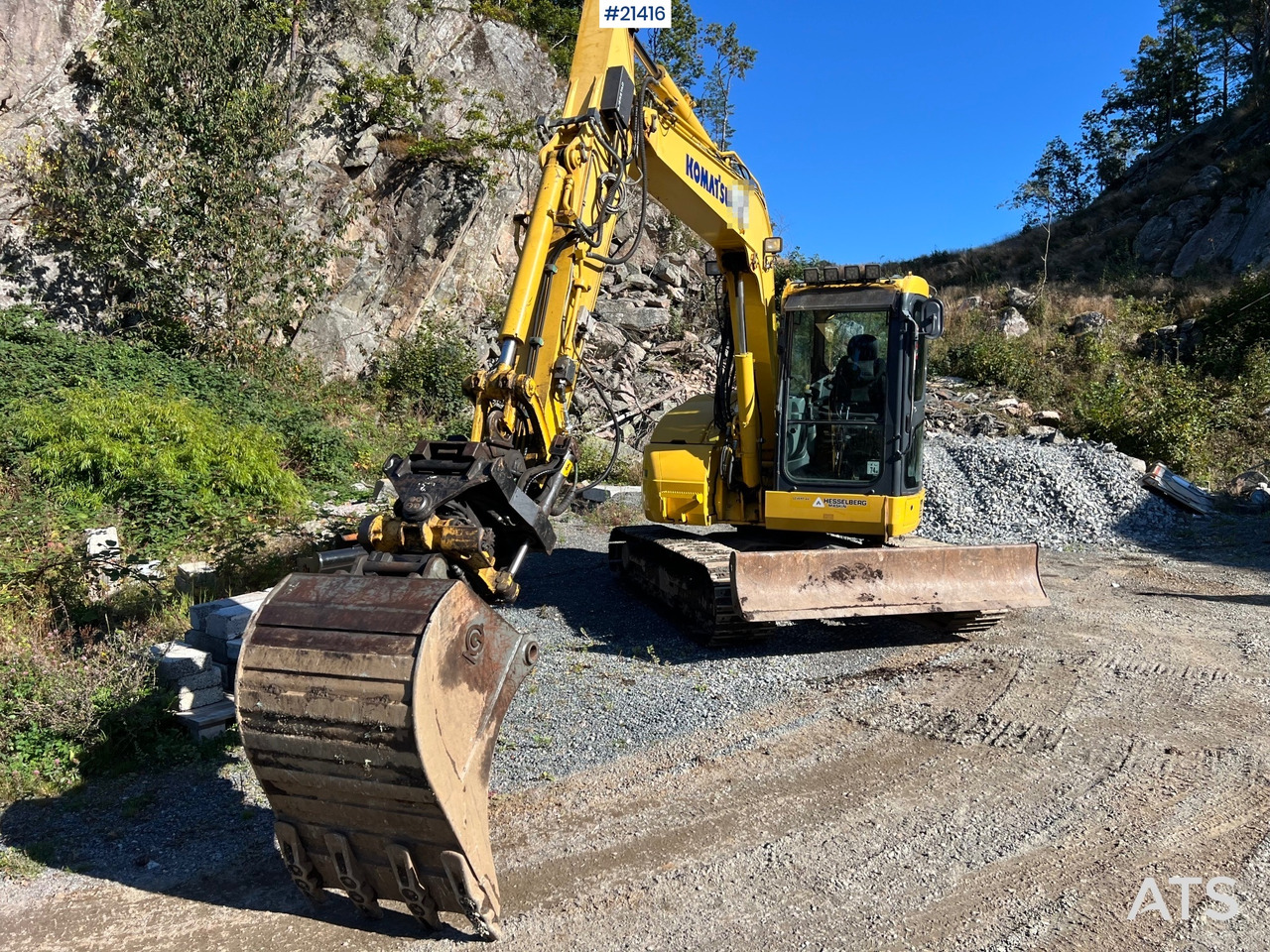 Komatsu PC78us Gravemaskin m/ Rototilt, pusseskuffe, smalskuffe og graveskuffe - Гусеничный экскаватор: фото 4 Komatsu PC78us Gravemaskin m/ Rototilt, pusseskuffe, smalskuffe og graveskuffe - Гусеничный экскаватор: фото 4