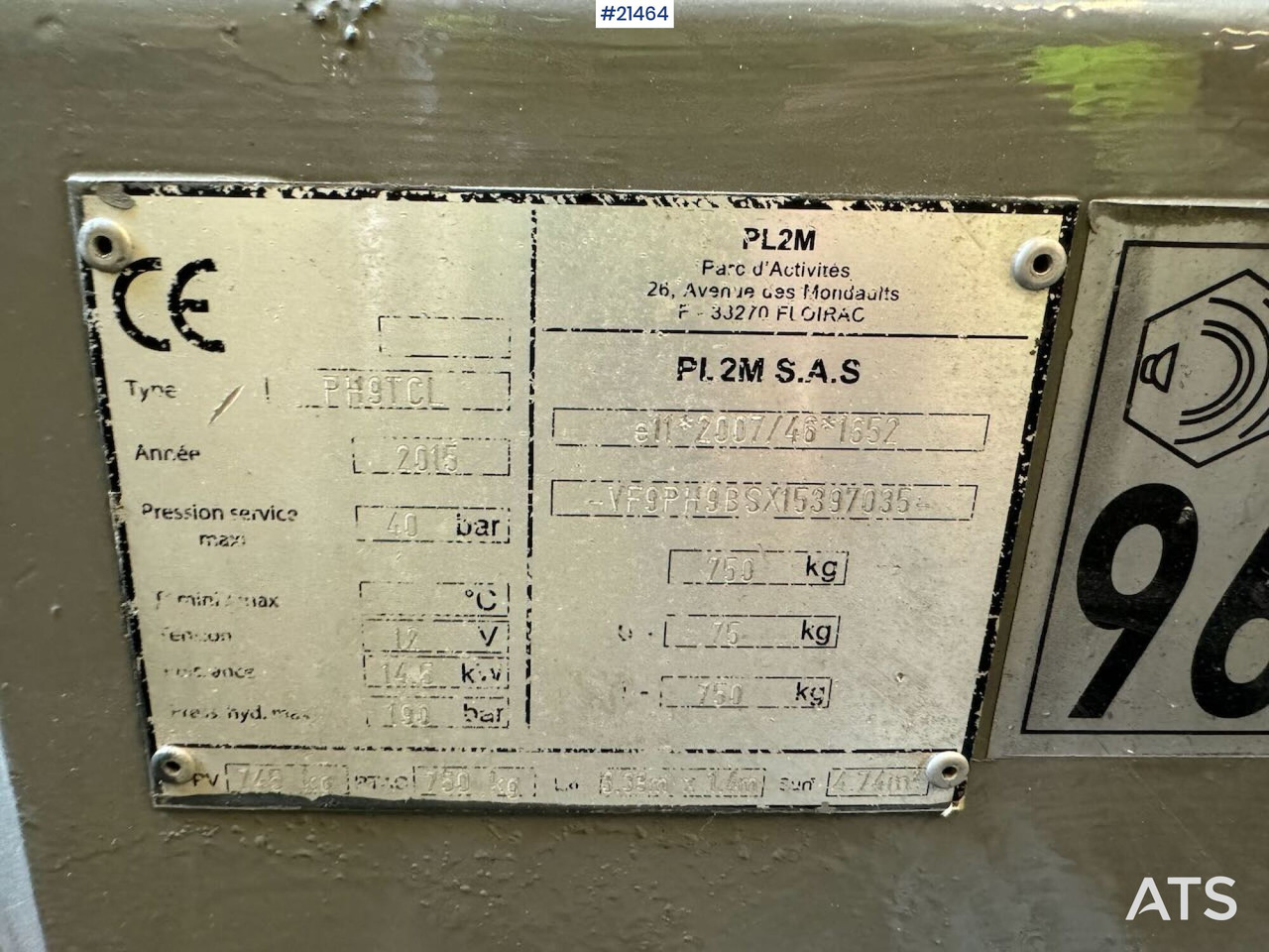 Lancy PH9TCL Gysepumpe - Бетононасос стационарный: фото 4 Lancy PH9TCL Gysepumpe - Бетононасос стационарный: фото 4