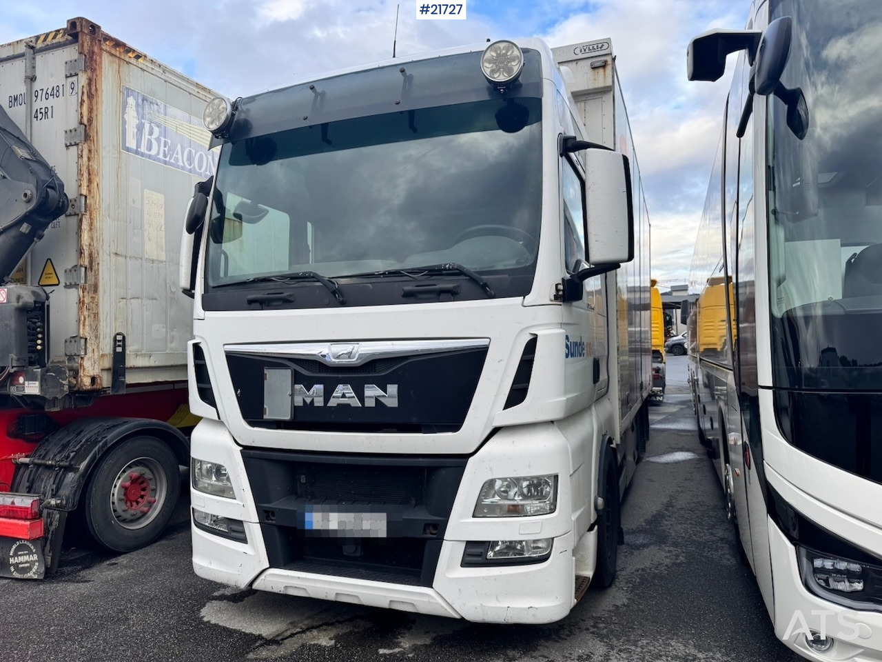 MAN MAN TGX 26.440 Skapbil m/ Full sideåpning. Rep objekt. - Грузовик с закрытым кузовом: фото 2 MAN MAN TGX 26.440 Skapbil m/ Full sideåpning. Rep objekt. - Грузовик с закрытым кузовом: фото 2