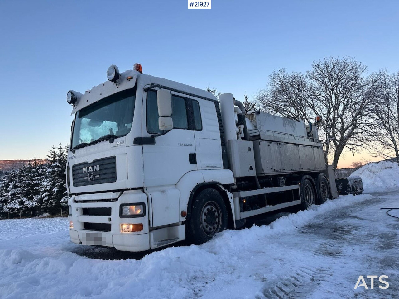 MAN TGA 26.430 6x2 sug-/spylebil m/ Maskoflex påbygg. SE VIDEO. - Ассенизатор: фото 1 MAN TGA 26.430 6x2 sug-/spylebil m/ Maskoflex påbygg. SE VIDEO. - Ассенизатор: фото 1