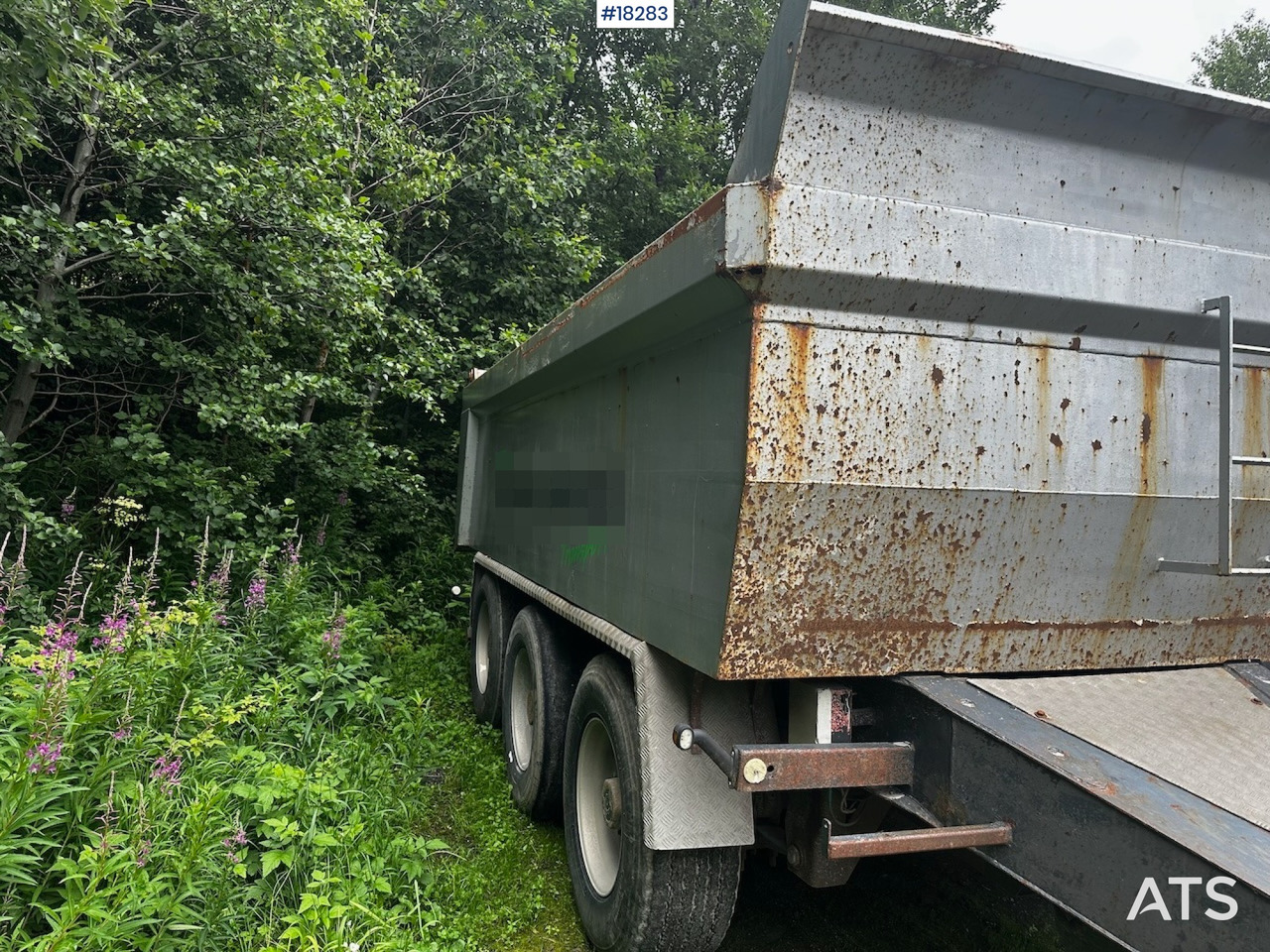 Nor-Slep Trippel kjerre - Самосвальный прицеп: фото 3 Nor-Slep Trippel kjerre - Самосвальный прицеп: фото 3