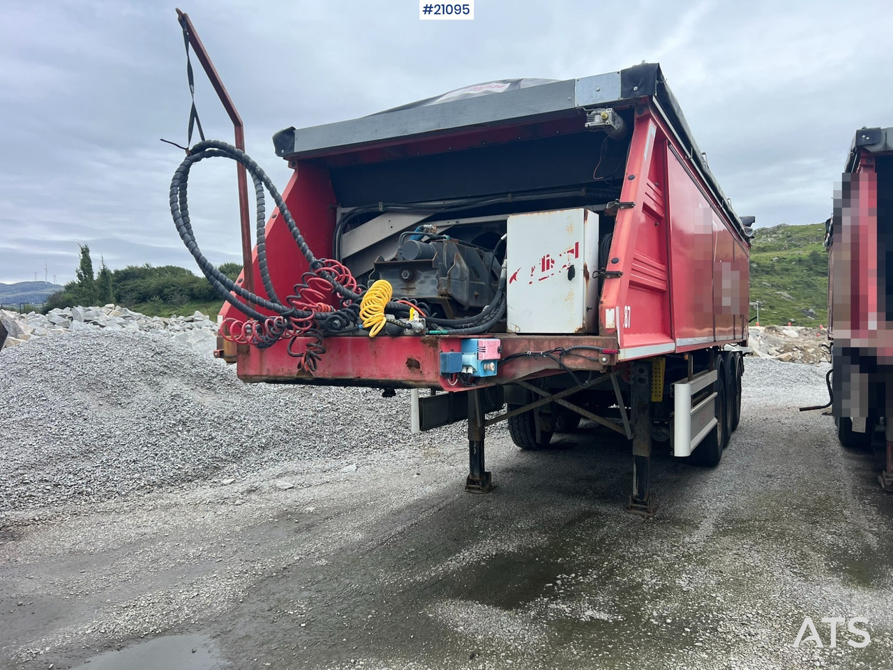 Fliegl Fahrzeugbau ass 3725 Asfaltsemi m/ Push off system og El.kapell - Полуприцеп, Асфальтоукладочная техника: фото 1 Fliegl Fahrzeugbau ass 3725 Asfaltsemi m/ Push off system og El.kapell - Полуприцеп, Асфальтоукладочная техника: фото 1
