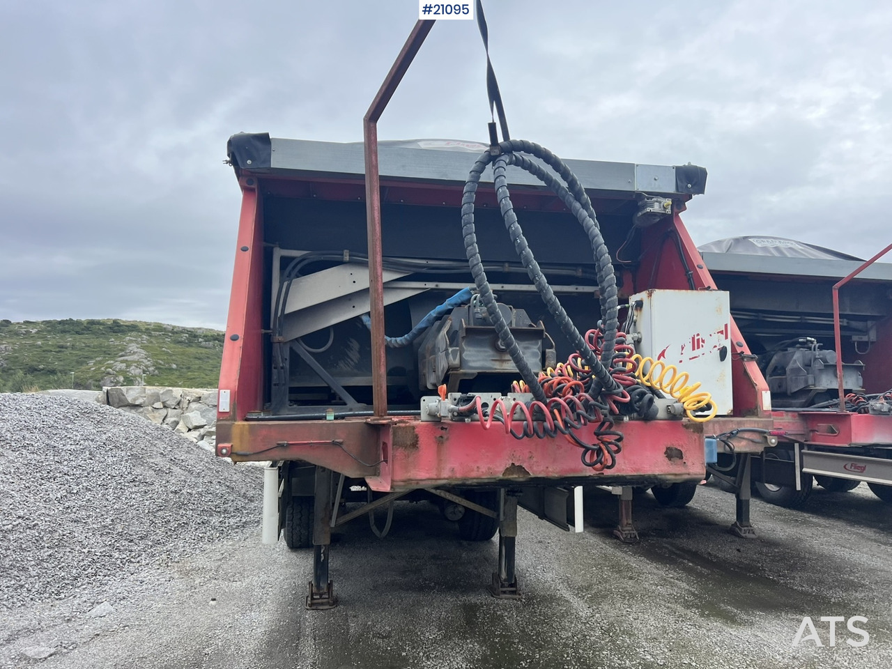 Fliegl Fahrzeugbau ass 3725 Asfaltsemi m/ Push off system og El.kapell - Полуприцеп, Асфальтоукладочная техника: фото 4 Fliegl Fahrzeugbau ass 3725 Asfaltsemi m/ Push off system og El.kapell - Полуприцеп, Асфальтоукладочная техника: фото 4