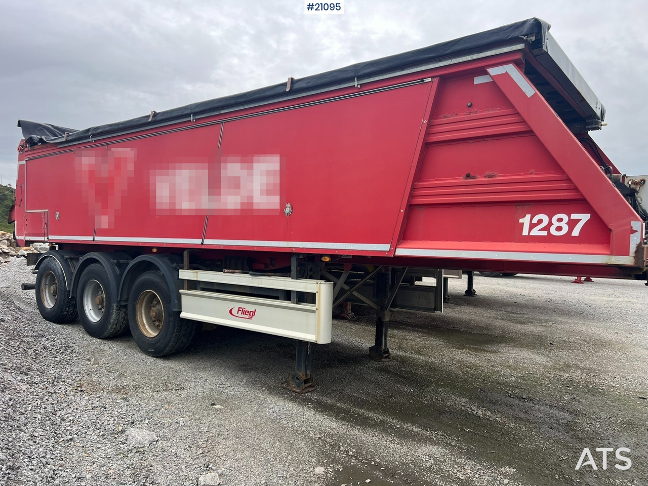 Fliegl Fahrzeugbau ass 3725 Asfaltsemi m/ Push off system og El.kapell - Полуприцеп, Асфальтоукладочная техника: фото 5 Fliegl Fahrzeugbau ass 3725 Asfaltsemi m/ Push off system og El.kapell - Полуприцеп, Асфальтоукладочная техника: фото 5