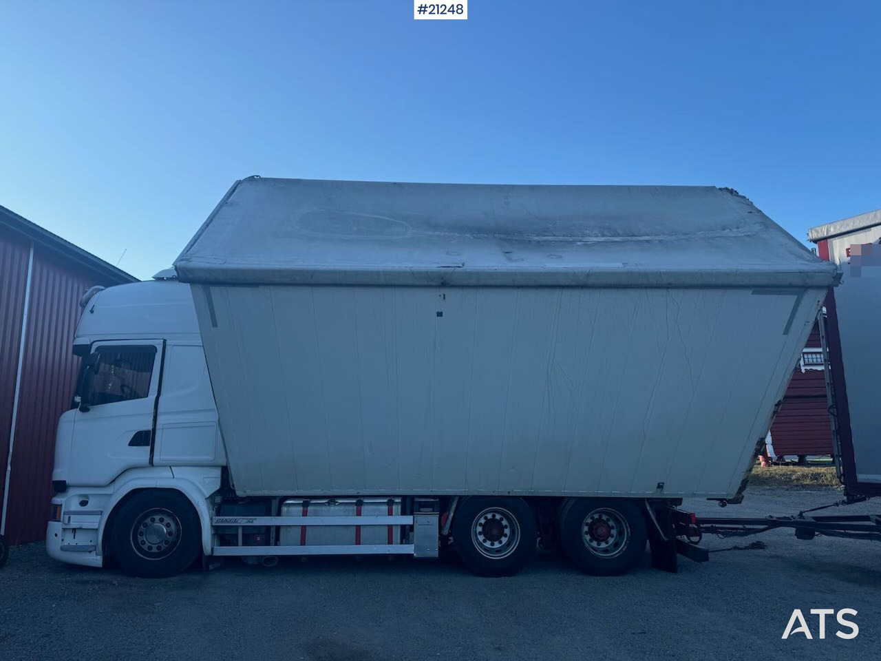 Грузовик с закрытым кузовом Scania R580: фото 8