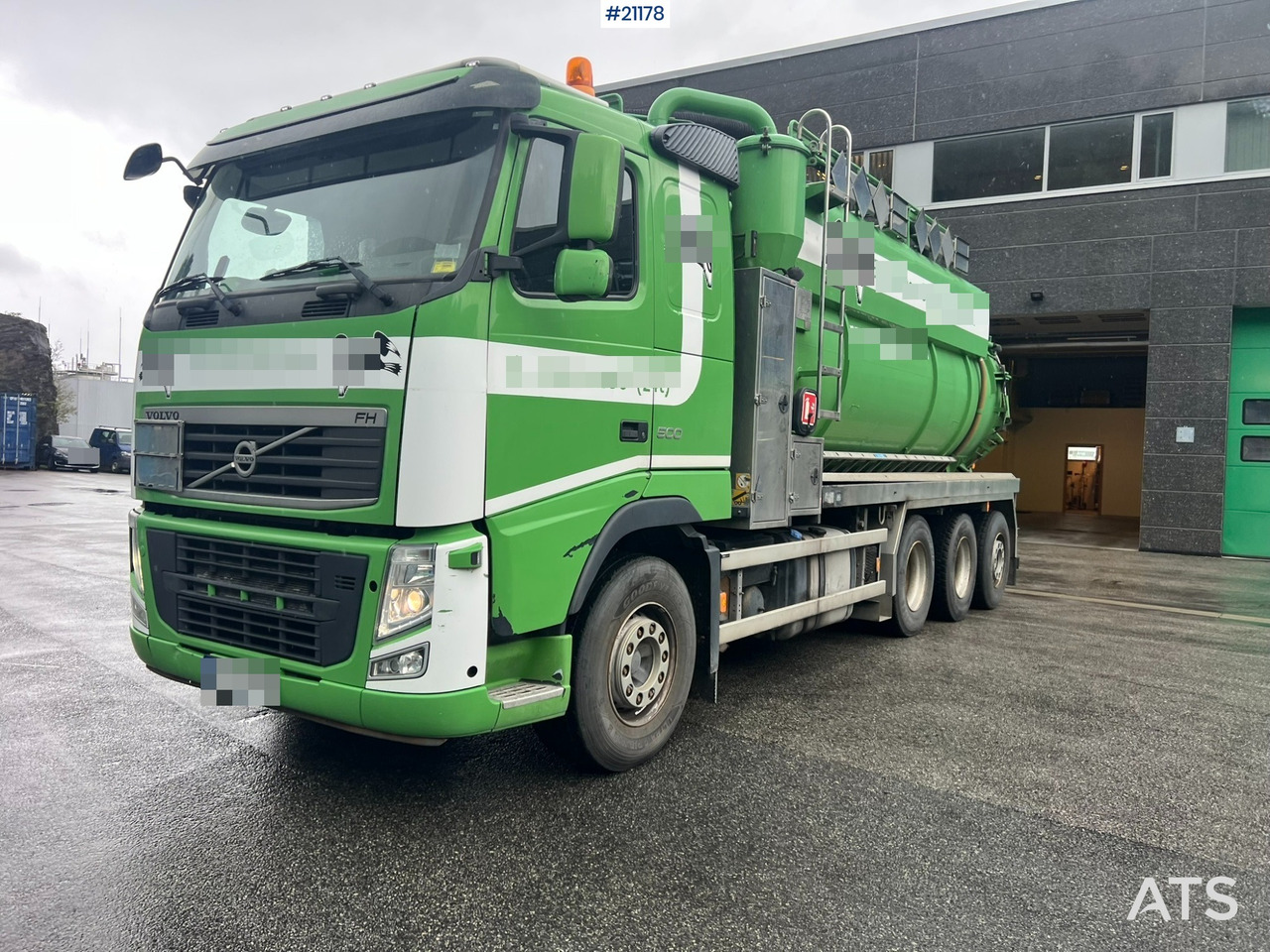 Volvo fh500 8x4 Slamsuger m/ 2010 Inter consult påbygg - Ассенизатор: фото 1 Volvo fh500 8x4 Slamsuger m/ 2010 Inter consult påbygg - Ассенизатор: фото 1