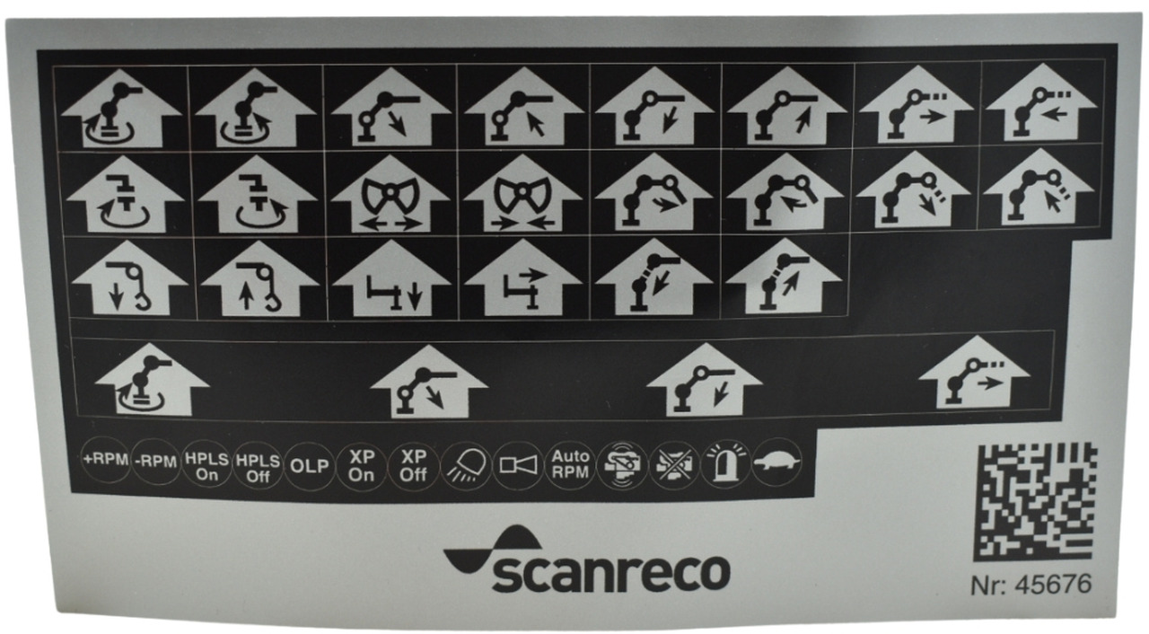 PEGATINA MANDOS SCANRECO PSCAN-RM6 - Электрическая система для Кранов-манипуляторов: фото 2 PEGATINA MANDOS SCANRECO PSCAN-RM6 - Электрическая система для Кранов-манипуляторов: фото 2