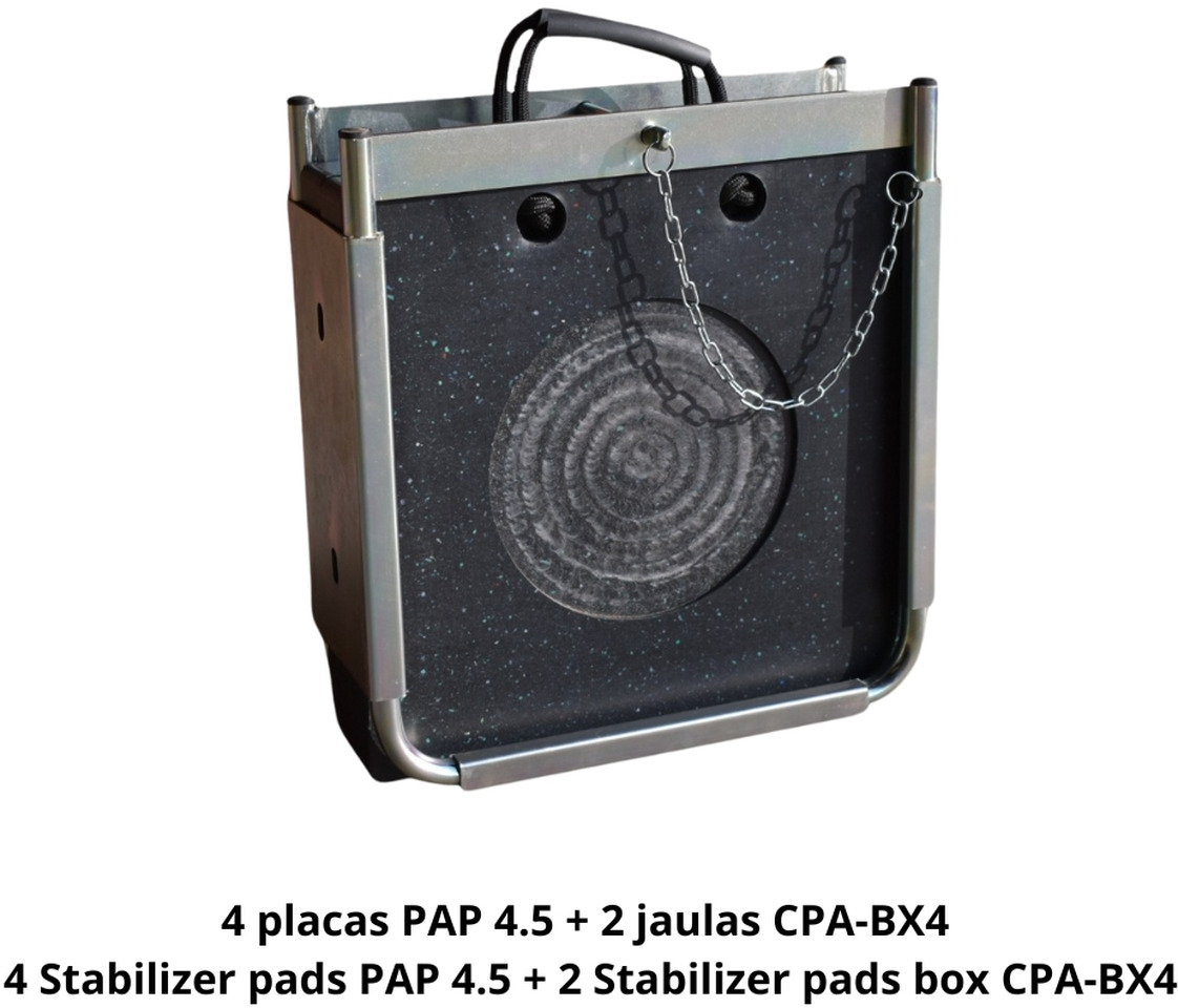 4 Stabilizer Pads PAP 4.5 + 2 Boxes CPA-BX4 OF-3-4P2J - Запчасти для Кранов-манипуляторов: фото 1 4 Stabilizer Pads PAP 4.5 + 2 Boxes CPA-BX4 OF-3-4P2J - Запчасти для Кранов-манипуляторов: фото 1