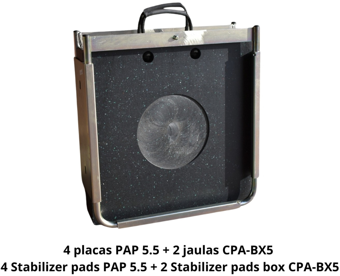 4 Stabilizer Pads PAP 5.5 + 2 Boxes CPA-BX5 OF-4-4P2J - Запчасти для Кранов-манипуляторов: фото 2 4 Stabilizer Pads PAP 5.5 + 2 Boxes CPA-BX5 OF-4-4P2J - Запчасти для Кранов-манипуляторов: фото 2