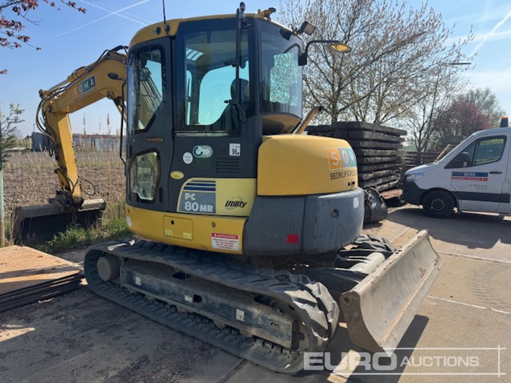 2011 Komatsu PC80MR-3 - Мини-экскаватор: фото 1 2011 Komatsu PC80MR-3 - Мини-экскаватор: фото 1