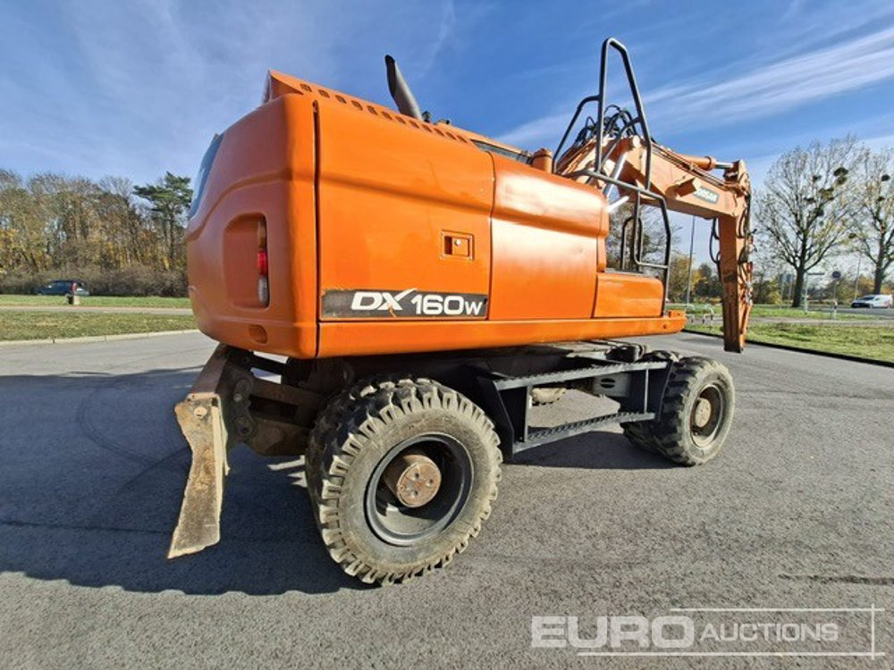 2013 Doosan DX160W - Колёсный экскаватор: фото 4 2013 Doosan DX160W - Колёсный экскаватор: фото 4