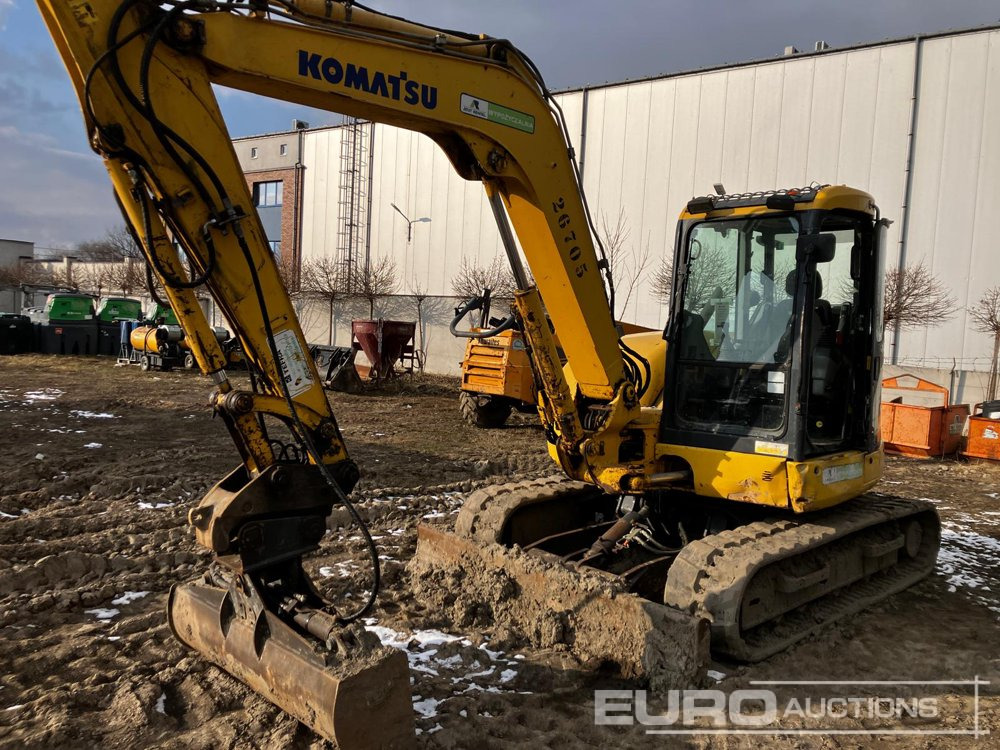 2015 Komatsu PC80MR-3 - Мини-экскаватор: фото 1 2015 Komatsu PC80MR-3 - Мини-экскаватор: фото 1
