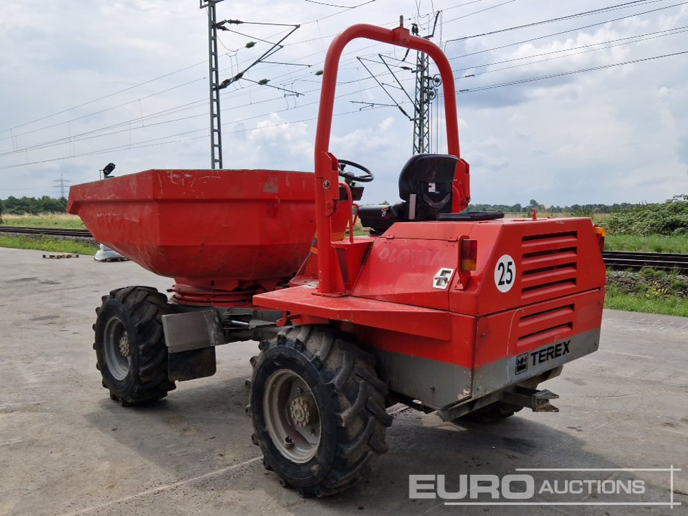 Terex 6 Ton Swivel Skip Dumper, Roll Bar - Мини-самосвал: фото 4 Terex 6 Ton Swivel Skip Dumper, Roll Bar - Мини-самосвал: фото 4