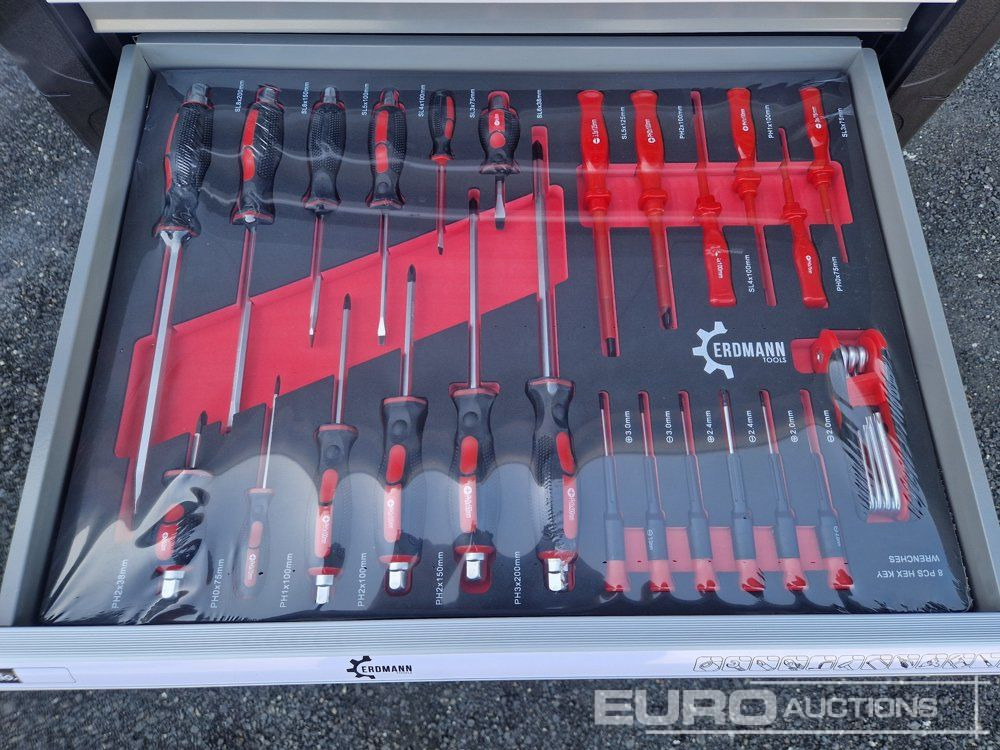 Оборудование для гаражей/ Мастерских Unused Erdmann XXl Edition 7 Drawer Tool Cabinet c/w Profi Tools: фото 7