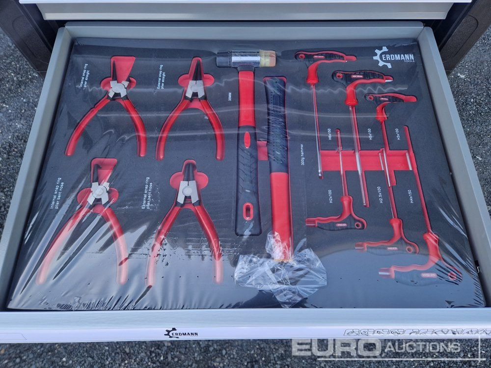 Оборудование для гаражей/ Мастерских Unused Erdmann XXl Edition 7 Drawer Tool Cabinet c/w Profi Tools: фото 8