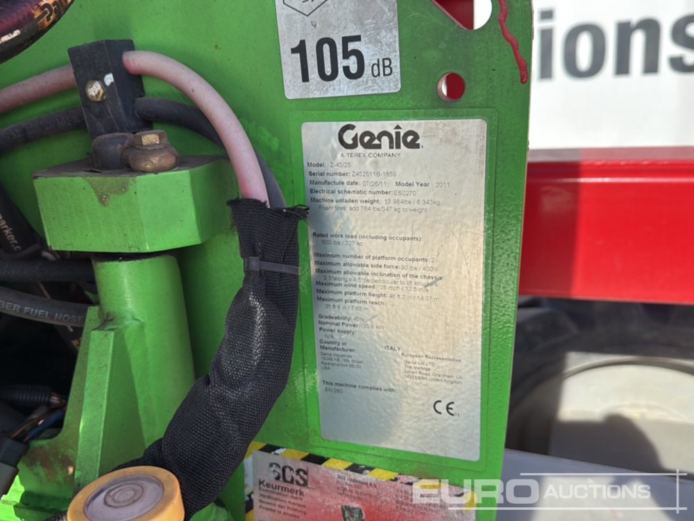 Коленчатый подъемник 2011 Genie Z45-25JRT: фото 26
