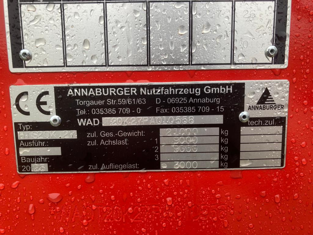 Annaburger HTS 20K.27 Tankanhänger - Техника для внесения удобрений: фото 4 Annaburger HTS 20K.27 Tankanhänger - Техника для внесения удобрений: фото 4