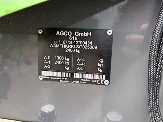 Fendt Former 860 C PRO - Сеноворошилка: фото 2 Fendt Former 860 C PRO - Сеноворошилка: фото 2