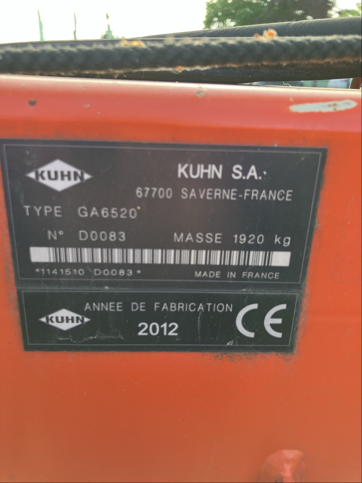 Kuhn 6520 - Сеноворошилка: фото 2 Kuhn 6520 - Сеноворошилка: фото 2